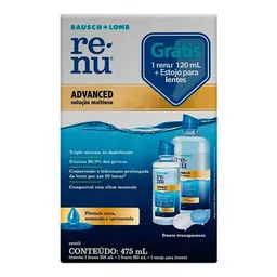 Solução Multiuso para Lente de Contato Packon Renu Advanced 335ml + 120ml