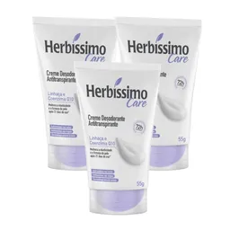 Creme Desodorante Antitranspirante Linhaca e Coenzima Q10 Bisnaga 55g - Creme Desodorante Antitransp
