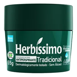 Desodorante Herbíssimo Creme Unissex Perfumado 55g