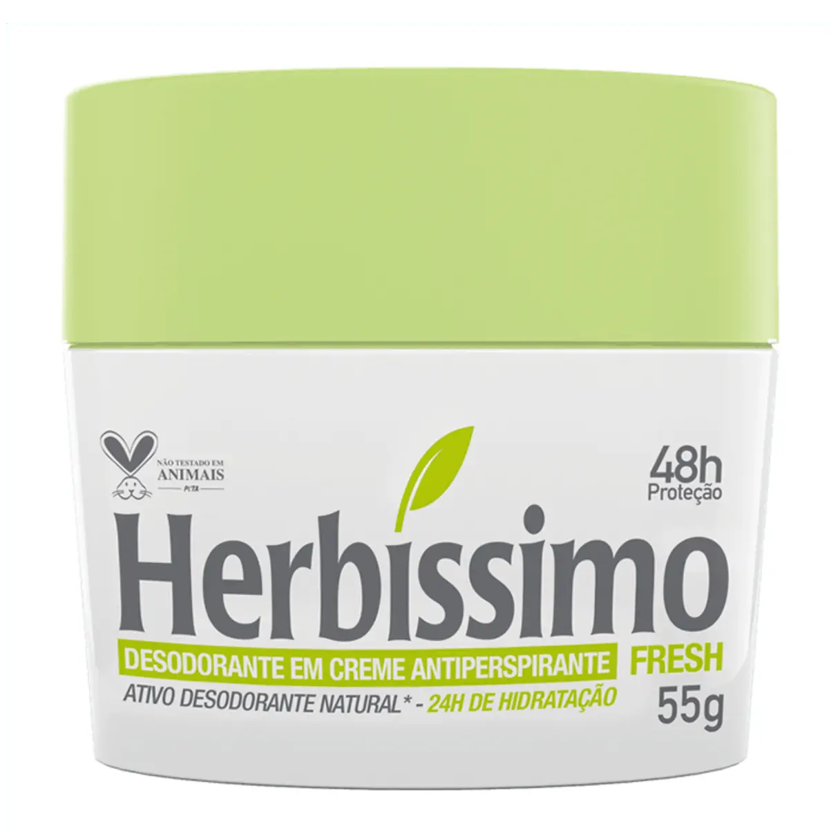 Desodorante Creme Antitranspirante Fresh Herbissimo 55G