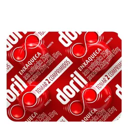 Analgésico e Antitérmico Doril Enxaqueca 250mg + 250mg + 65mg 4 Comprimidos