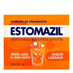 Antiácido Estomazil 462mg/g + 90mg/g + 438mg/g 5g 1 Envelope Laranja