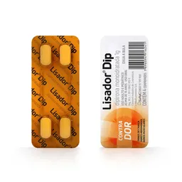 Analgésico e Antitérmico Lisador Dip 1g 4 Comprimidos