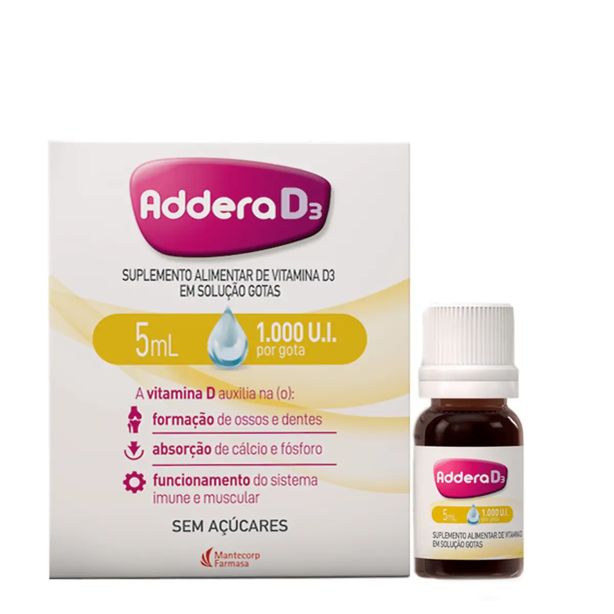 Vitamina D Addera D3 1.000UI Gotas 5ml