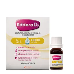 Vitamina D Addera D3 1.000UI Gotas 5ml