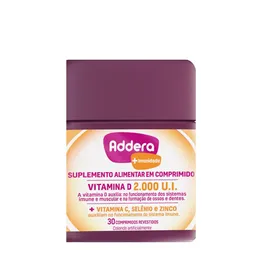 Vitamina D Addera + Imunidade 2.000UI 30 Comprimidos