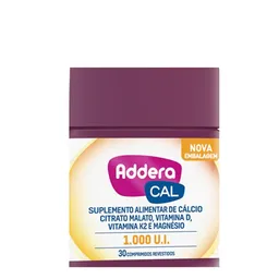 Vitamina D Addera + Cálcio 1.000UI 30 Comprimidos