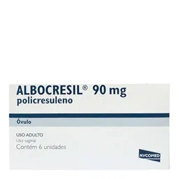 Anti-inflamatório Albocresil 90mg 6 Óvulos