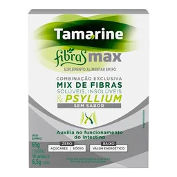 Mix de Fibras Tamarine Fibras Max Sem Sabor 65g 10 Sachês