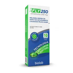 Antigases Fly 250mg 10 Cápsulas