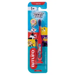 Escova de Dente Infantil Bitufo Looney Tunes Macia 1 Unidade