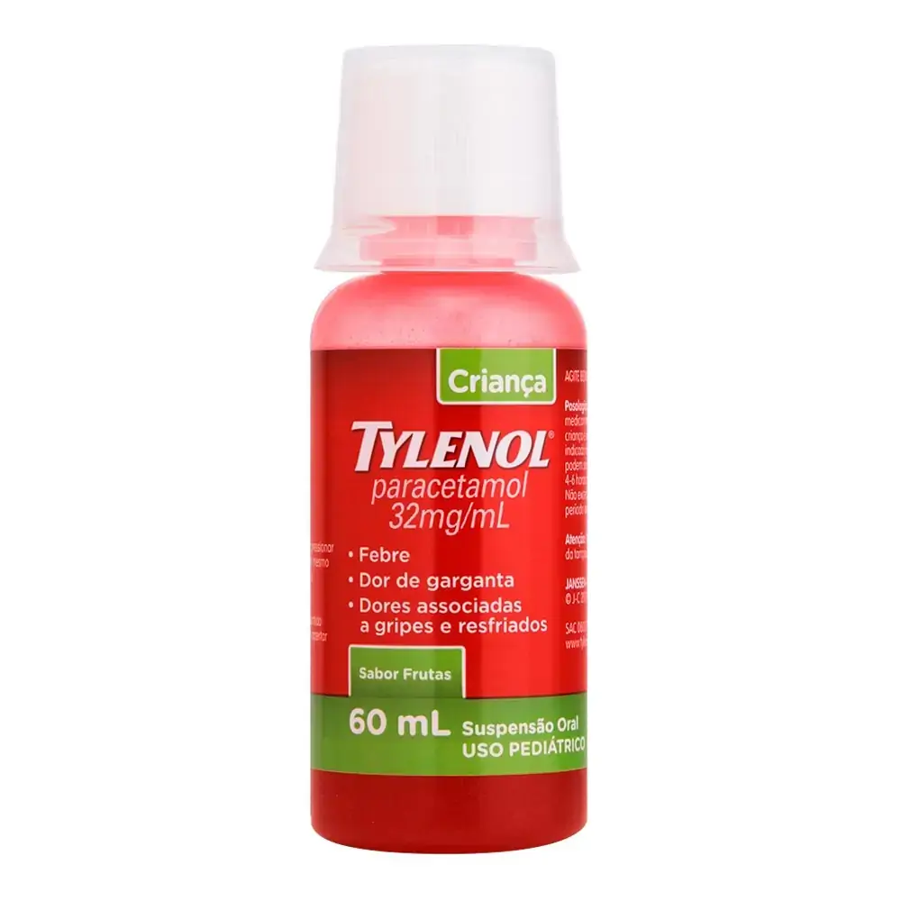 Analgésico Tylenol Criança 160Mg/5Ml 60Ml