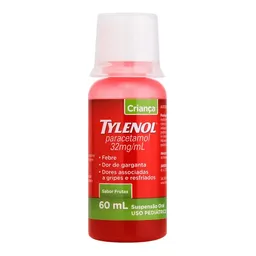 Analgésico Tylenol Criança 160Mg/5Ml 60Ml
