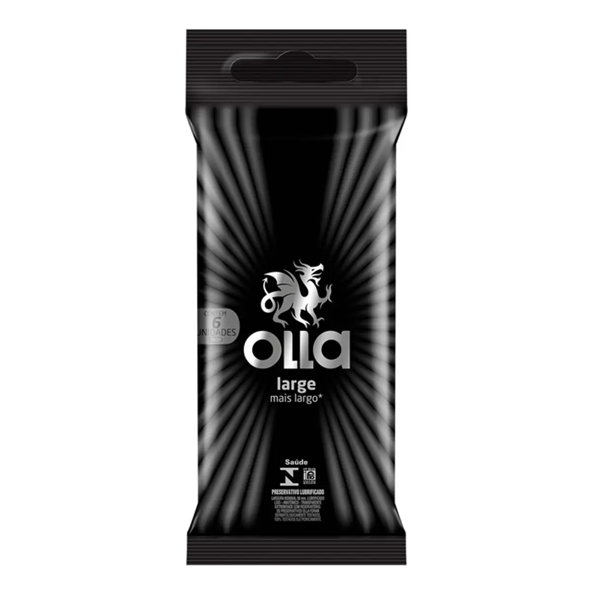 Preservativo Olla Large com 6 Unidades