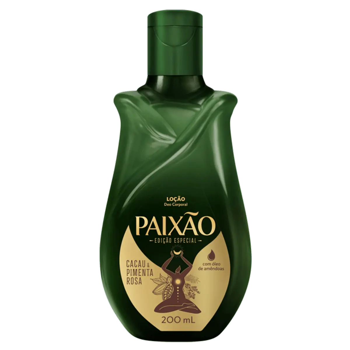 Loção Hidratante Deo Corporal Paixão Cacau & Pimenta-Rosa 200ml