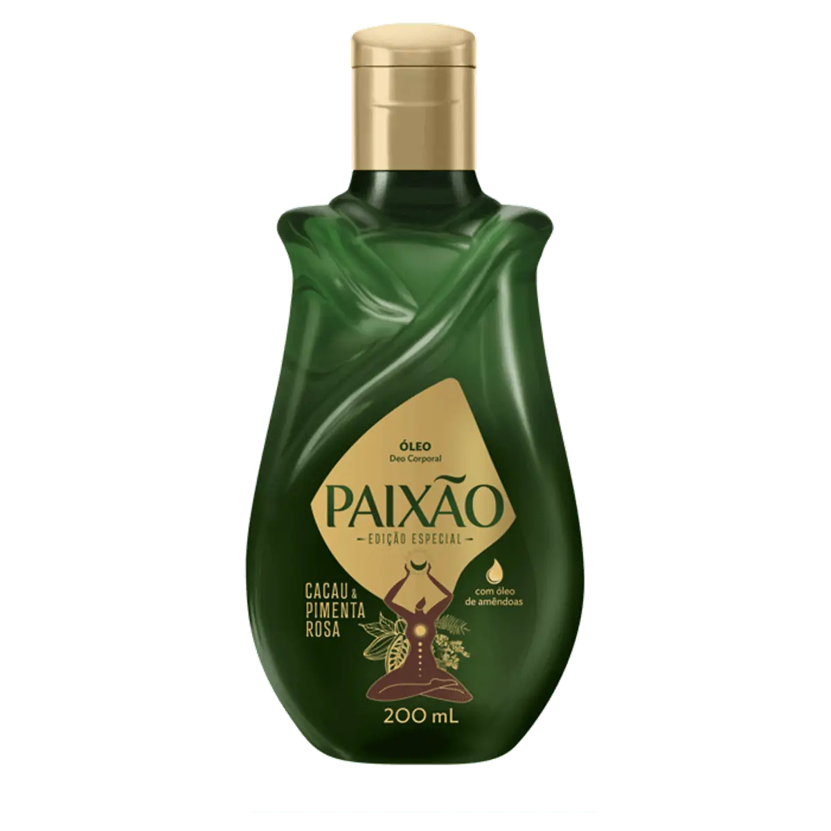 Óleo Hidratante Deo Corporal Paixão Cacau & Pimenta-Rosa 200ml