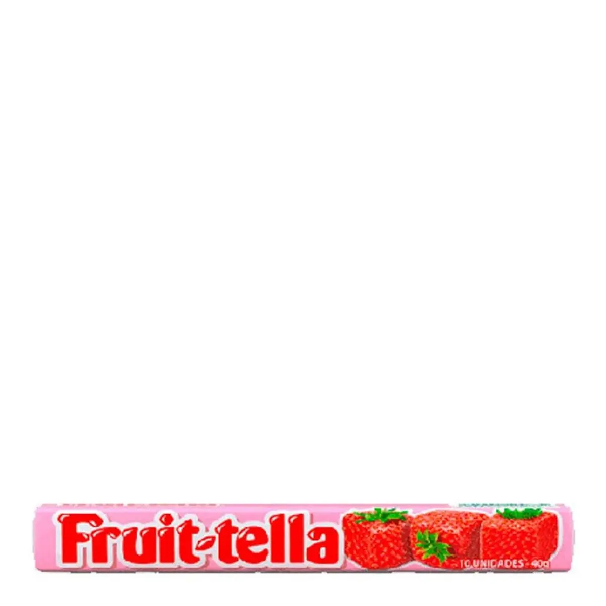 Bala Mastigavel Fruit-Tella Morango 10 Unidades 40g