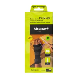 Órtese Curta Com Tala Bilateral Punho Mercur Tamanho M 1 Unidade