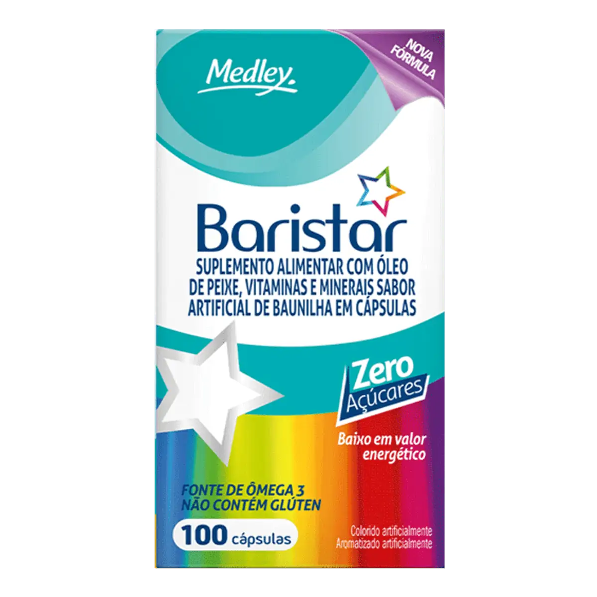 Suplemento Alimentar Baristar Medley 100 Cápsulas