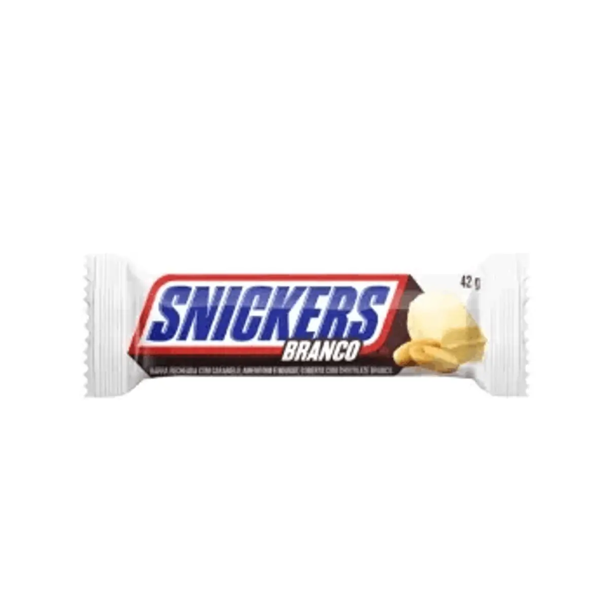 Barra de chocolate branco com 42g - Snickers