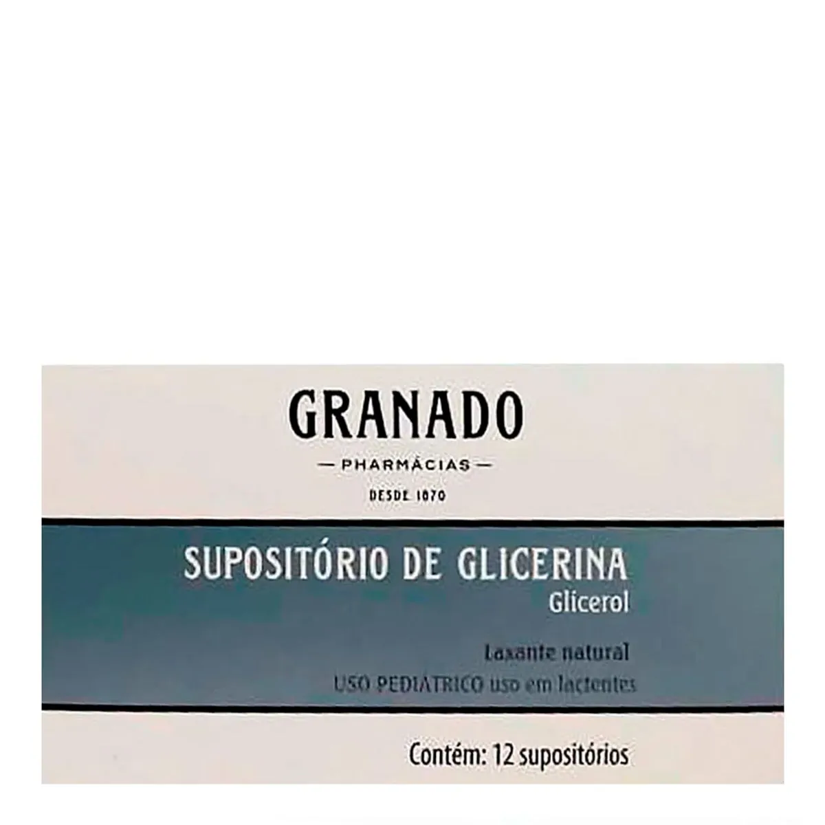 Laxante Supositório de Glicerina 1,55g 12 Supositórios