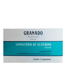 Laxante Supositório de Glicerina 0,97g 12 Supositórios