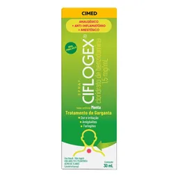 Analgésico, Anestésico e Anti-Inflamatório Ciflogex 1,5mg/ml 30ml Menta
