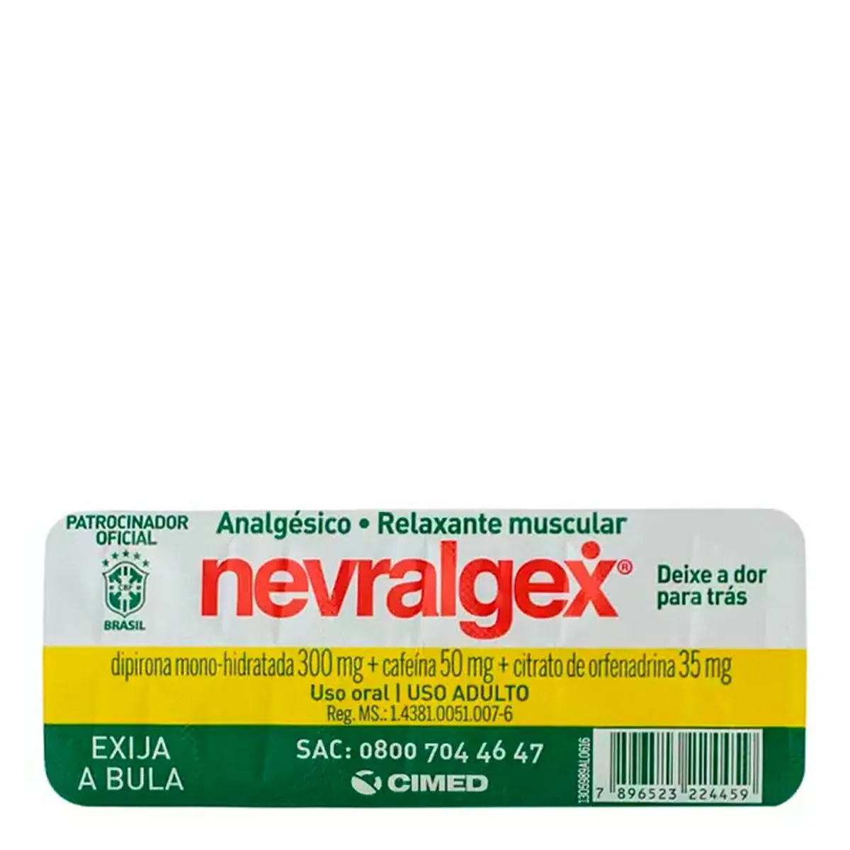 Nevralgex Cimed 10 Comprimidos