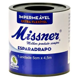 Esparadrapo Missner - Impermeável Extra Flexível - 5Cmx4,5M