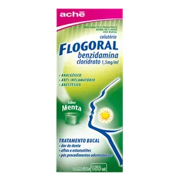 Anestésico, Anti-inflamatório e Analgésico Flogoral 1,5mg/ml 150ml Menta
