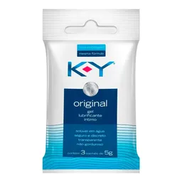 Gel Lubrificante Íntimo KY Original Sachê 5g