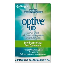 Colírio Lubrificante e Osmoprotetor Optive UD 30 Flaconetes