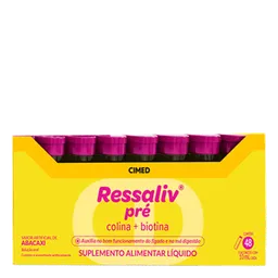 Hepatoprotetor Ressaliv Pré Abacaxi 1 Flaconete de 10ml