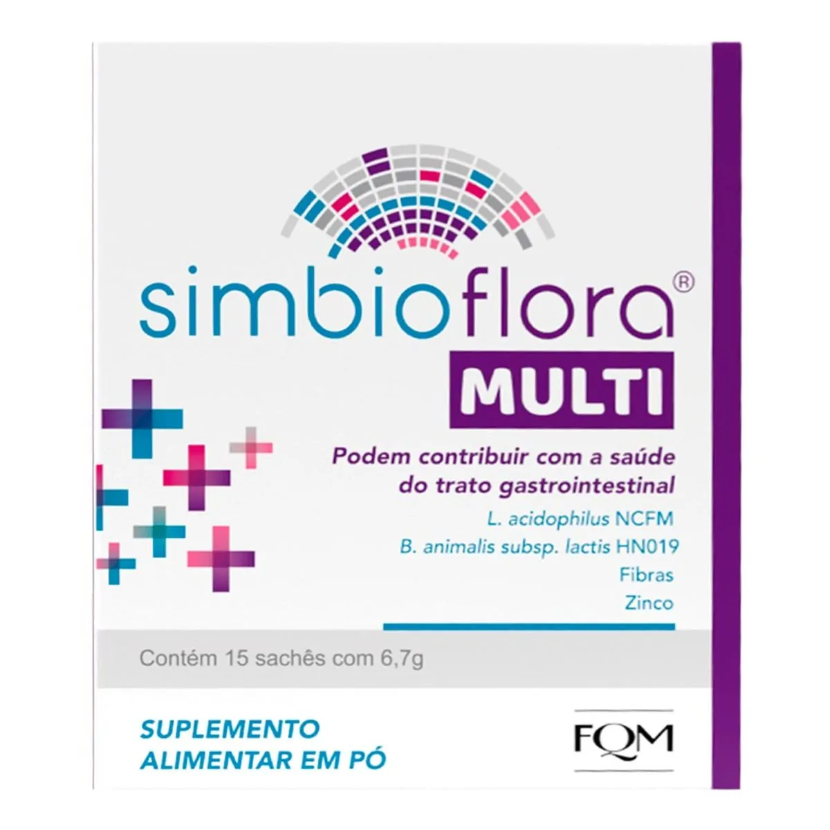 Suplemento Alimentar Simbioflora Multi 15 Sachês De 6,7g Cada