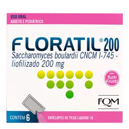 Antidiarreico Floratil Pediátrico 250mg 6 Sachês