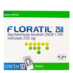 Probiótico Floratil AT 250mg FQM 10 Cápsulas