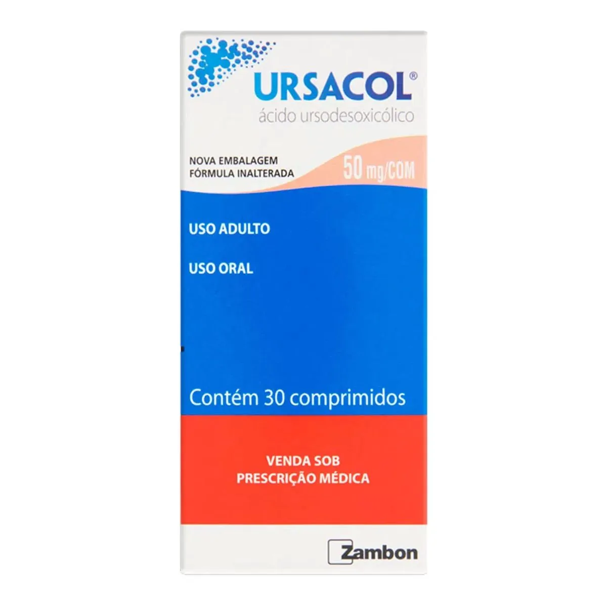 Ursacol 50mg 30 Comprimidos