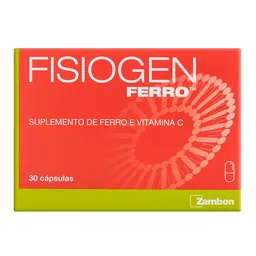 Fisiogen Ferro 14mg Zambon 30 Cápsulas