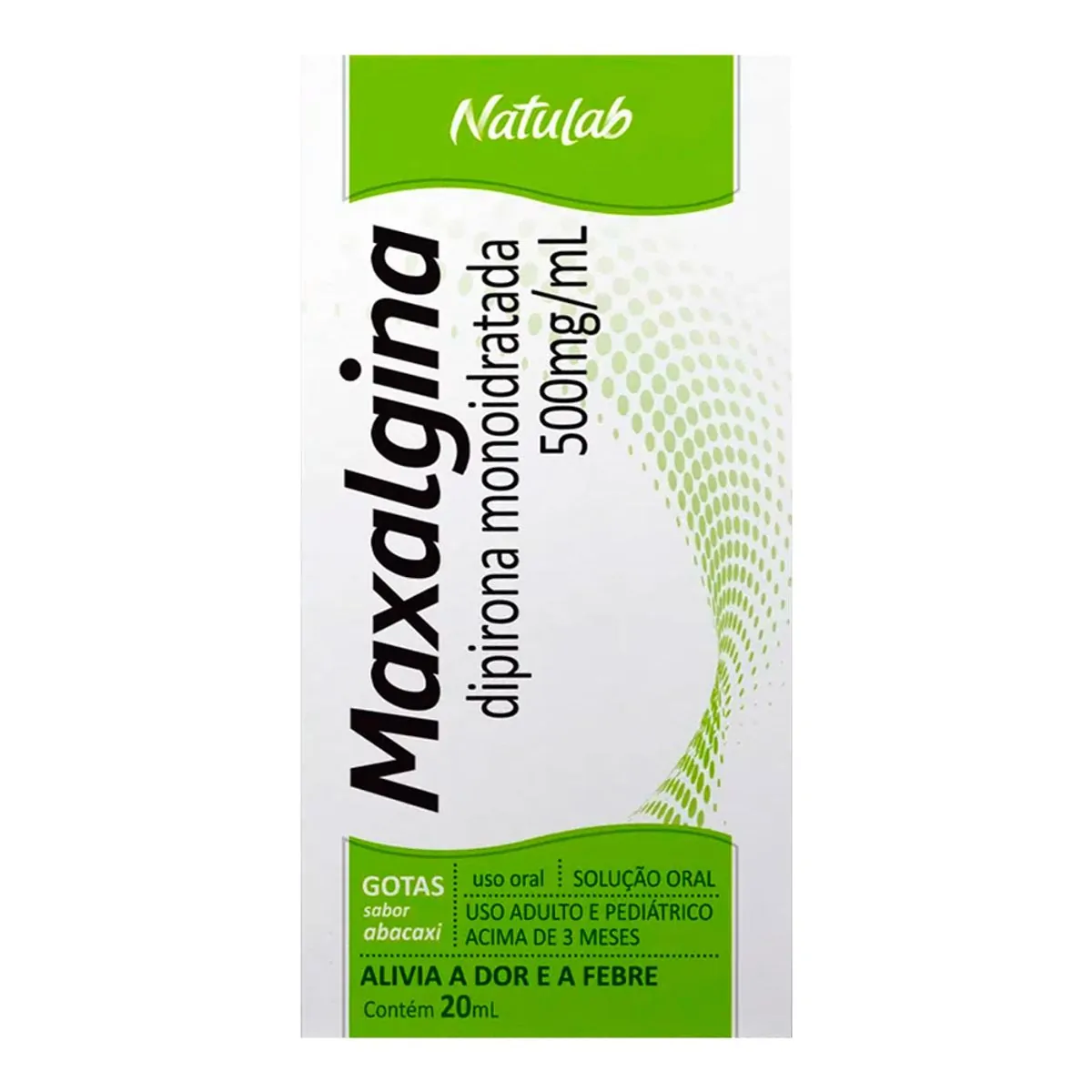 Analgésico e Antitérmico Maxalgina 500mg/ml 20ml