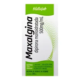 Analgésico e Antitérmico Maxalgina 500mg/ml 20ml