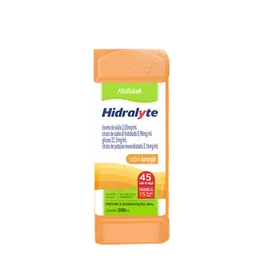 Hidralyte Natulab Laranja 500ml Solução Oral