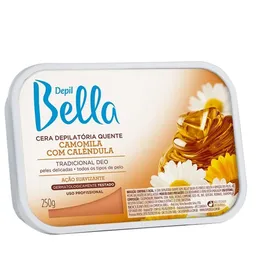 Cera Depilatória Quente Camomila Com Calêndula Depil Bella 250g