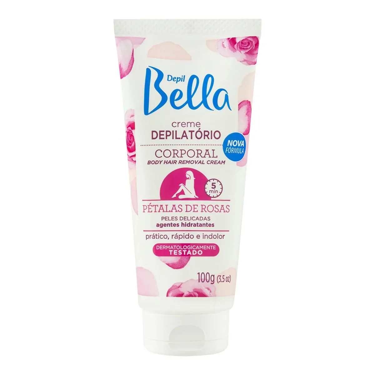 Creme Depilatório Corporal Depil Bella Pétalas De Rosas 100g