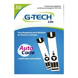 Tiras Reagentes G-Tech Lite 50 Unidades