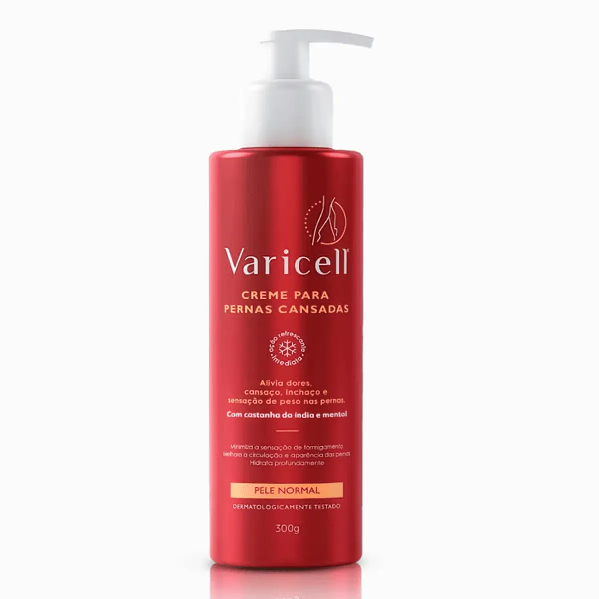 Creme Varicell para Varizes, Dores e Pernas Cansadas Pele Normal 300g