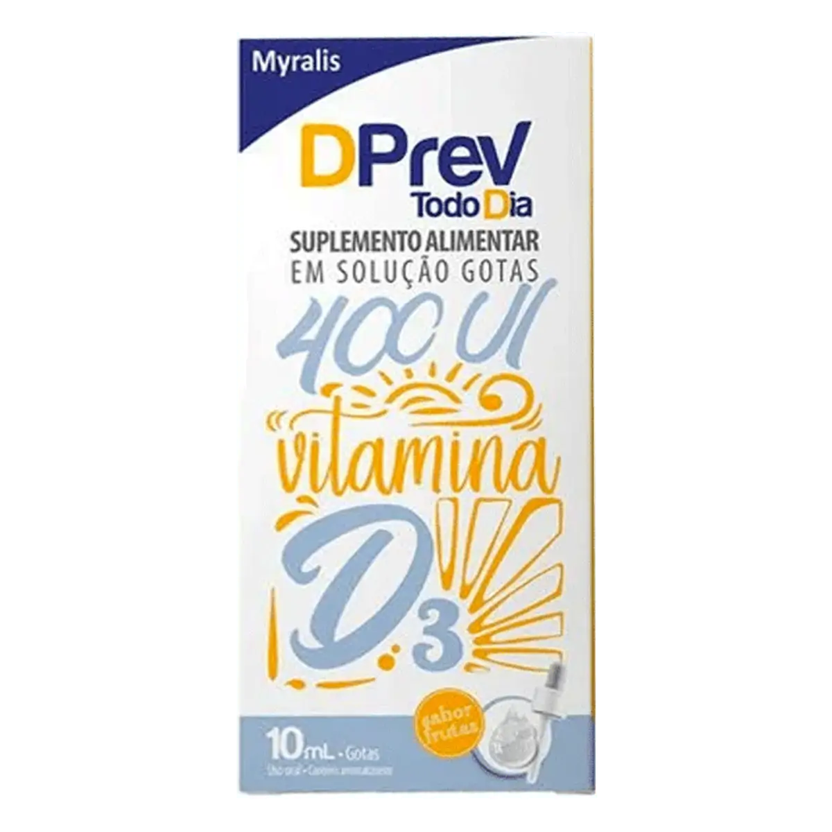 Dprev 400UI Myralis Vitamina D3 10ml - Dprev  400UI Myralis Vitamina D3 10ml