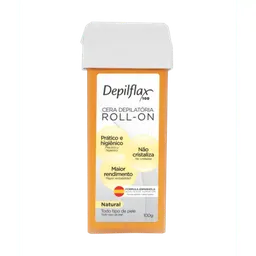 Cera Roll-on Natural - Depilflax - Refil 100g - Cera Roll-On Natural - Depilflax - Refil 100g
