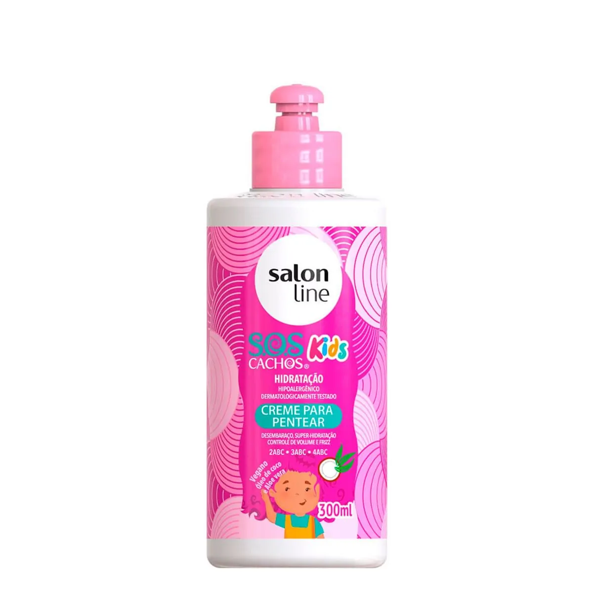 Creme Para Pentear S.O.S Cachos Kids Salon Line 300ml