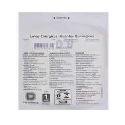 Luva Cirúrgica Estéril Descarpack - Tam: 7.5