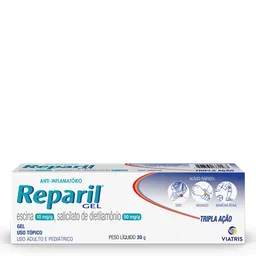 Analgésico e Anti-inflamatório Reparil 10mg/g + 50mg/g 30g